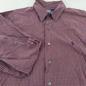 Polo by Ralph Lauren Mens XL Long Sleeve Button Down Plaid‎ Shirt